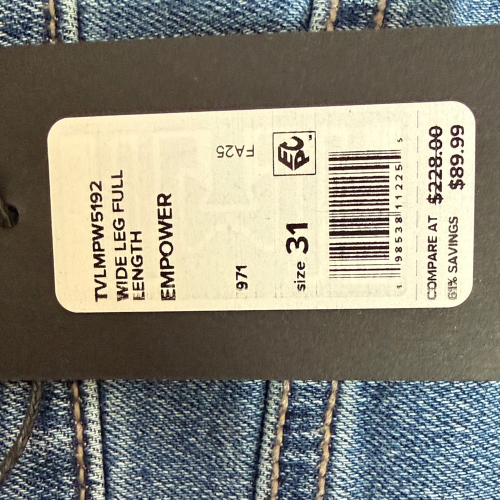 NWT Joe's Jeans Blue Flare & Wide Leg - Picture 7 of 9